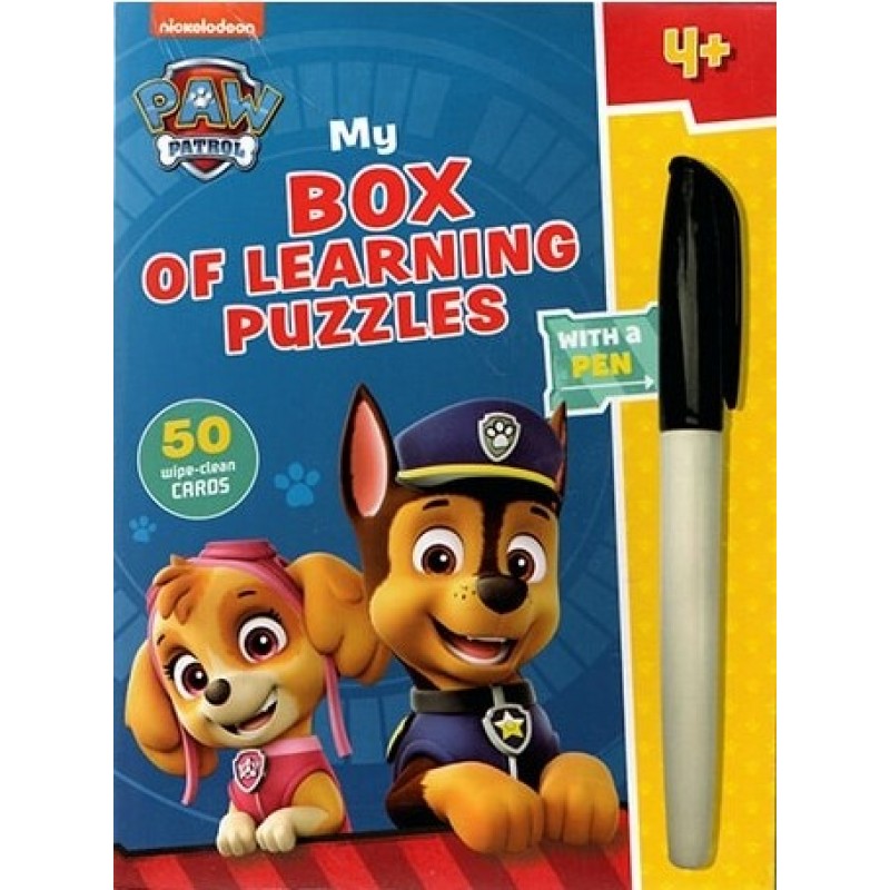 Paw Patrol– My Box Of Learning Puzzles With A Pen |Schwager And Steinlein Verlag GmbH
