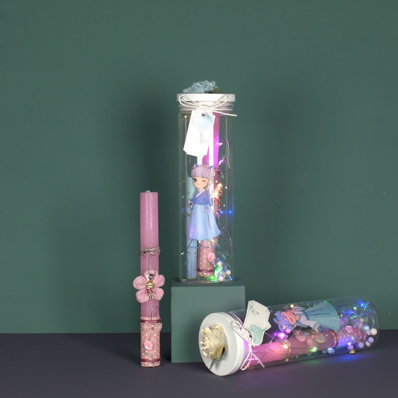 Λαμπάδα Γυάλινο Μπουκάλι Κρεμαστό Δημιουργίες