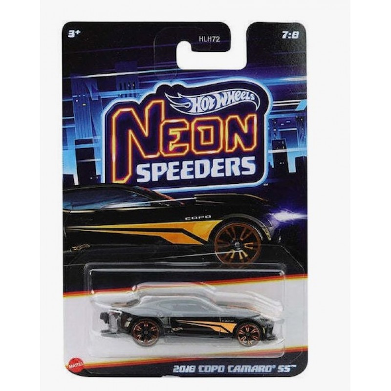 Hot Wheels Neon Speeders Αυτοκινητάκι Neon Speeders 1:64 για 3+ Ετών Mattel