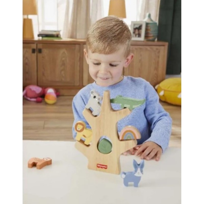 Fisher Price Wooden Balance Tree Ξύλινο Δέντρο Ισορροπίας Mattel 