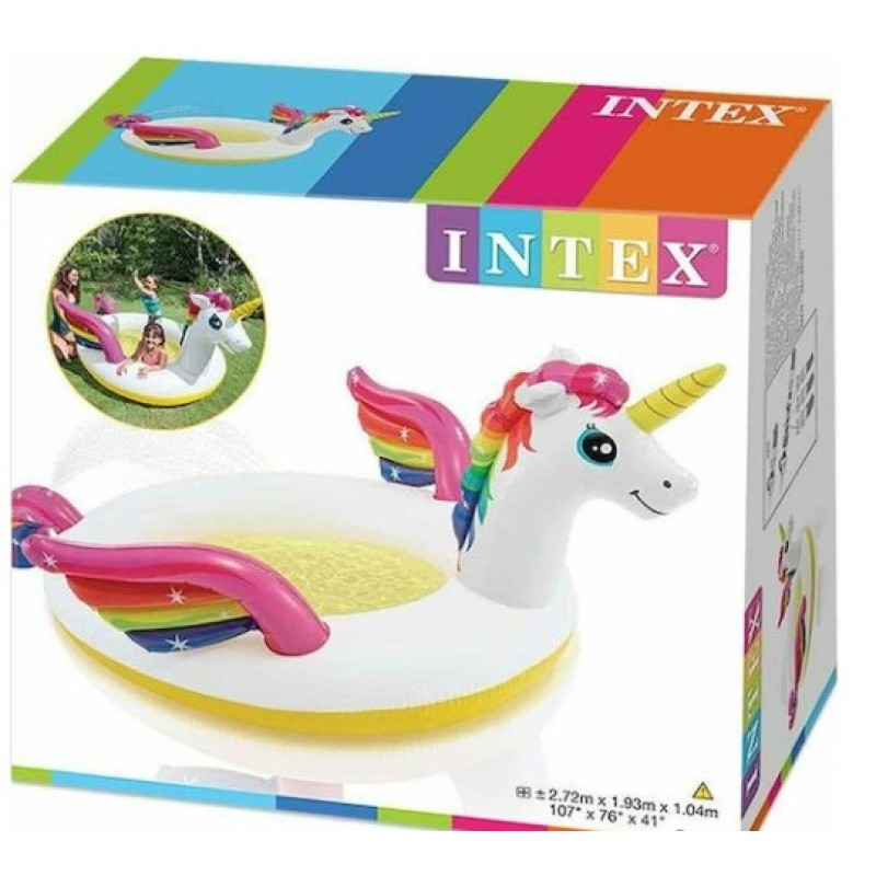 Πισίνα Μονόκερος Mystic Unicorn Spray Pool Intex 