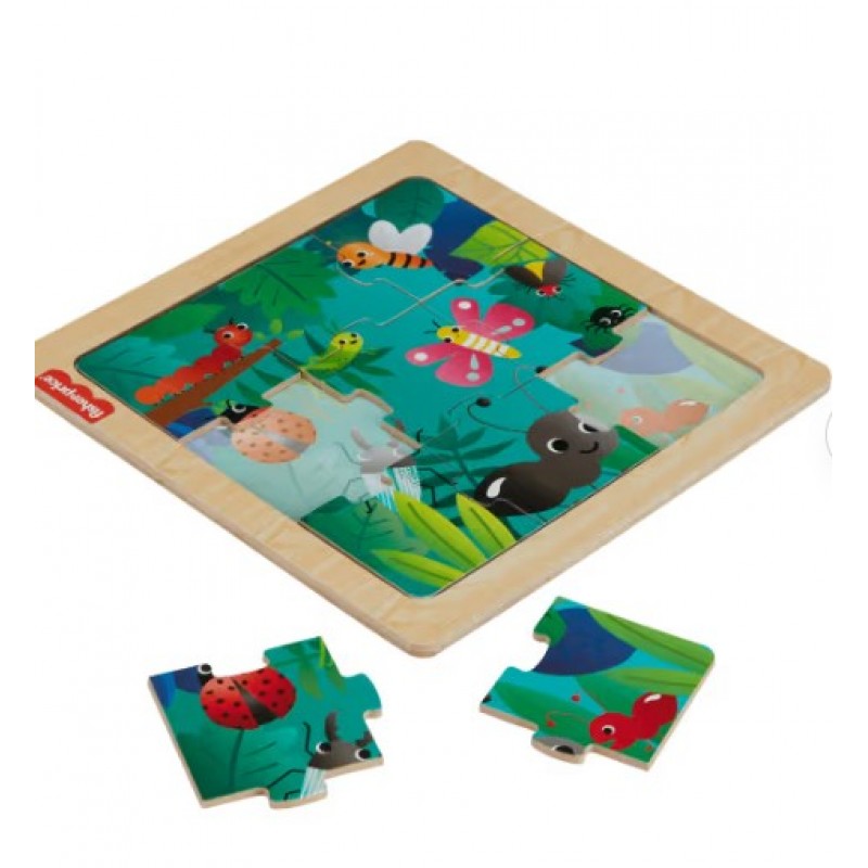 Fisher-Price Συλλογή Με Μίνι Ξύλινα Παζλ Για Παιδιά Προσχολικής Ηλικίας, Τα Σχέδια Μπορεί Να Διαφέρουν Mattel 