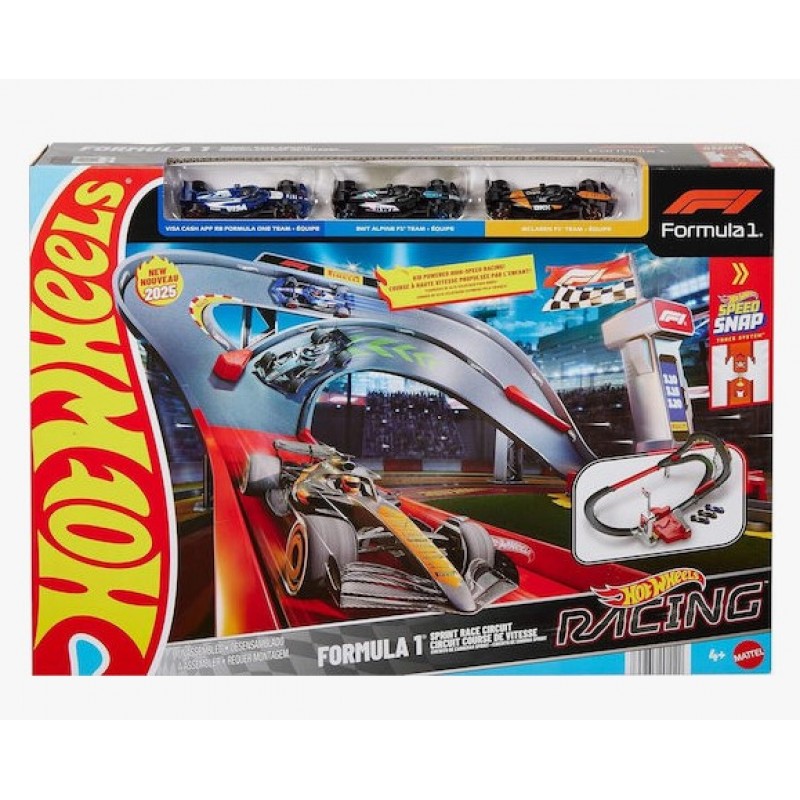 Hot Wheels Αυτοκινητάκι 1:64 Formula 1 για 4+ Ετών Mattel
