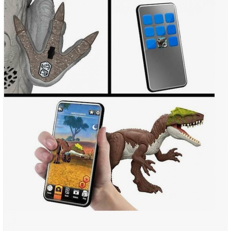 Φιγούρα Δράσης Jurassic World Rebirth Rumble N Rampage Distortus Rex Jurassic World με Ήχους 10Εκ. Mattel