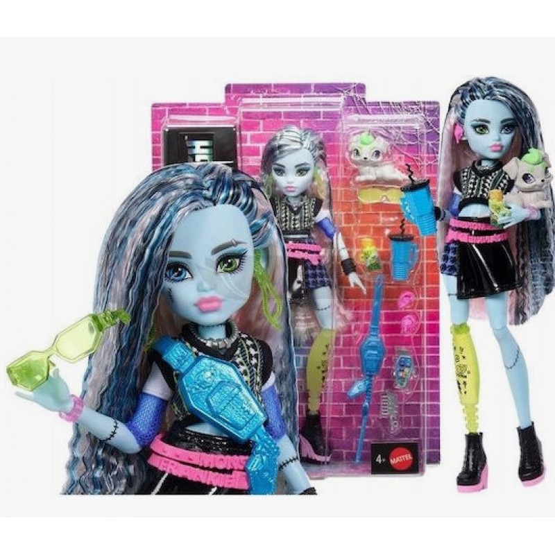 Σετ Κούκλας Monster High Frankie Stein για 4+ Ετών Mattel 