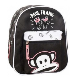 Σχολική Τσάντα Πλάτης Νηπιαγωγείου Μαύρη Paul Frank Crown 