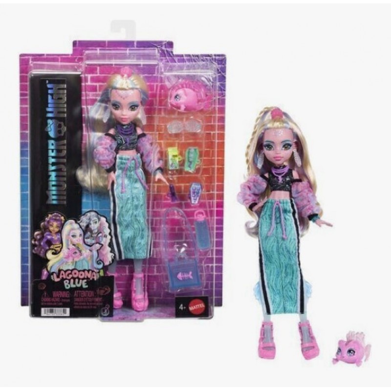 Σετ Κούκλας Monster High Lagoona 4+ Ετών Mattel 