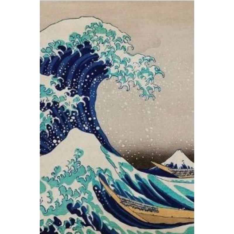 Τετράδιο Ριγέ Hokusai The Great Wave of Kanagawa 14Χ21 Brainfood