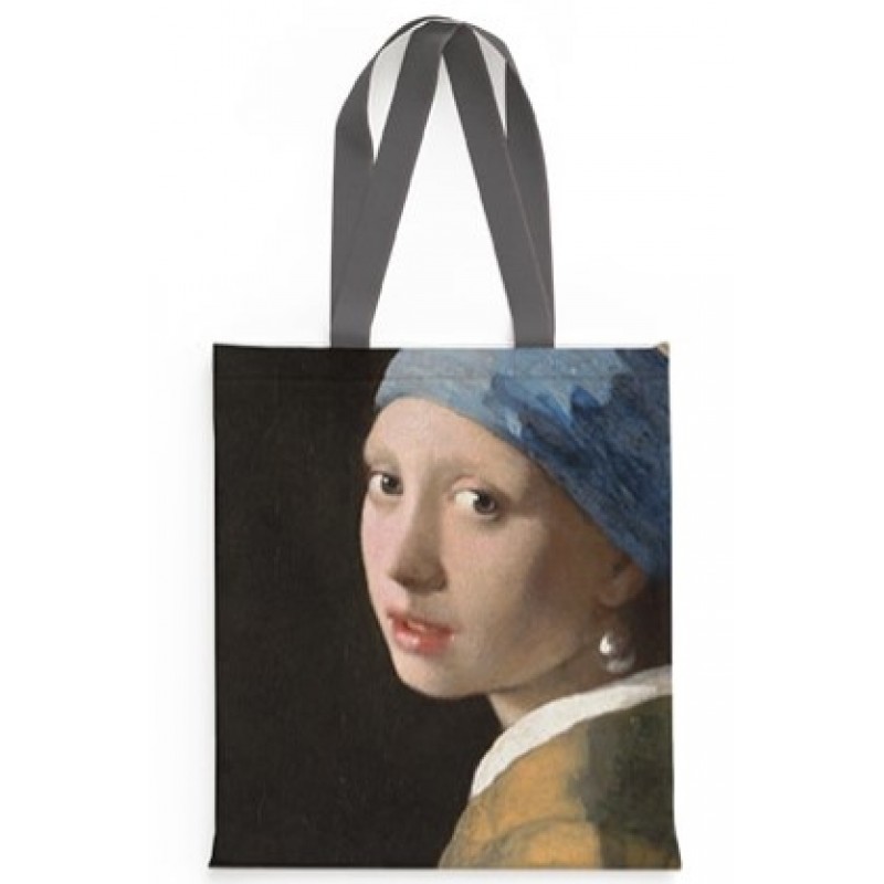 Τσάντα Υφασμάτινη Σουετ Vermeer - Girl with the Pearl Earring Brainfood