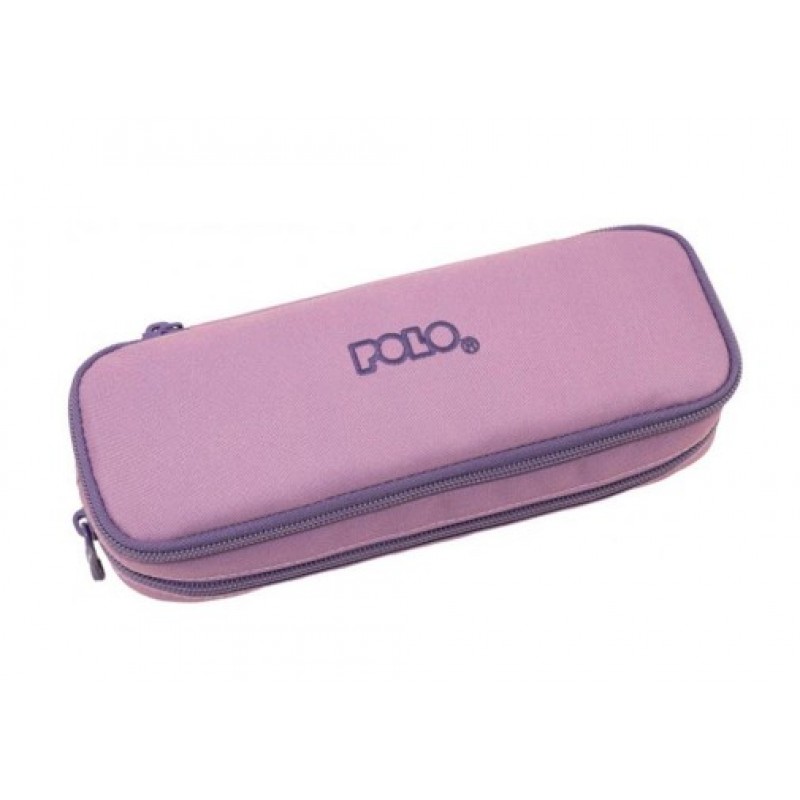 Κασετίνα Duo Box Λιλά/Μωβ Polo