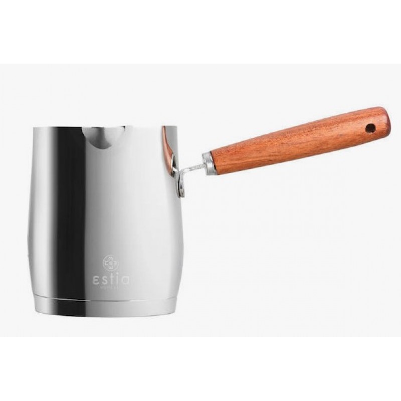 Μπρίκι Σπό Ανοξείδωτο Ατσάλι Mokka Σε Καφέ Χρώμα 345ml Estia 