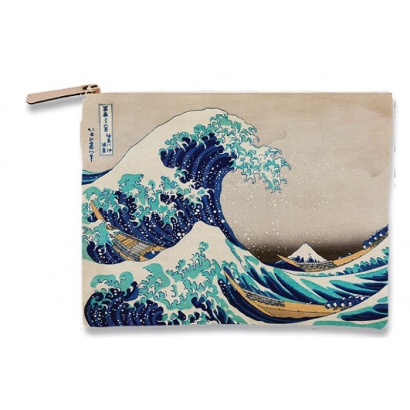 Πορτοφόλι υφασμάτινο Σουετ Hokusai - Great Wave off Kanagawa Brainfood