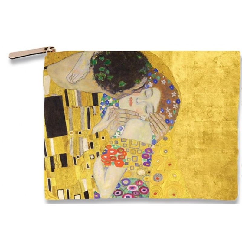 Πορτοφόλι Υφασμάτινο Σουέτ Klimt - The Kiss Brainfood
