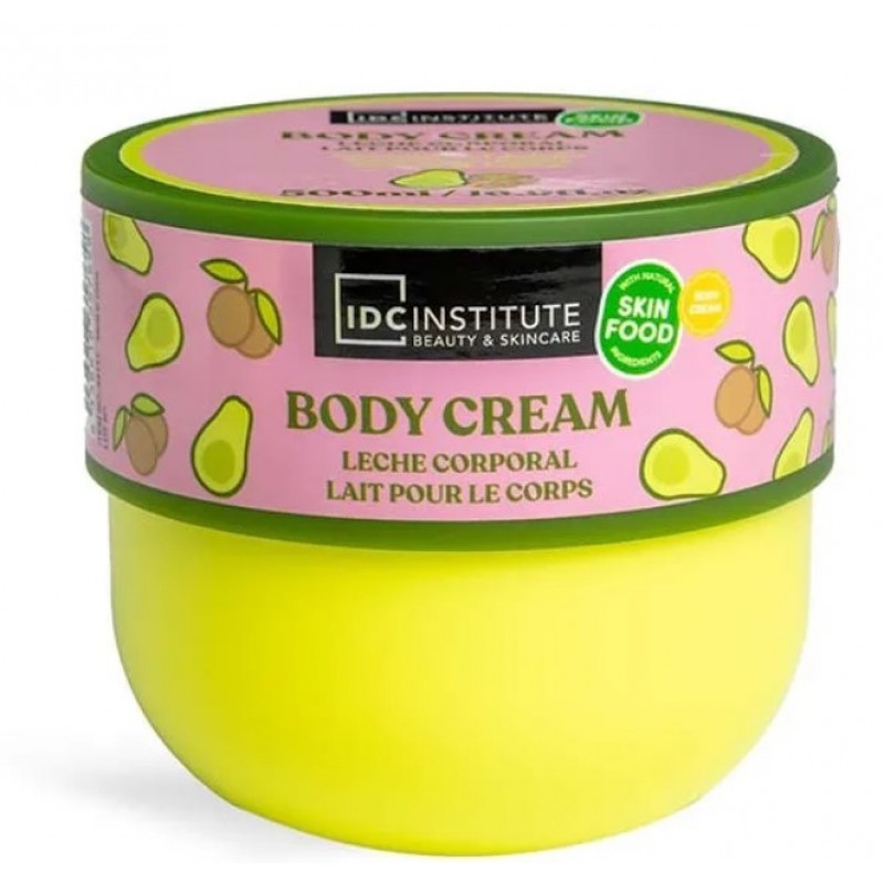 Κρέμα Σώματος Για Θρέψη & Απαλότητα Avocado & Jojoba 500ml IDC Skinfood Nourishing Body Cream 