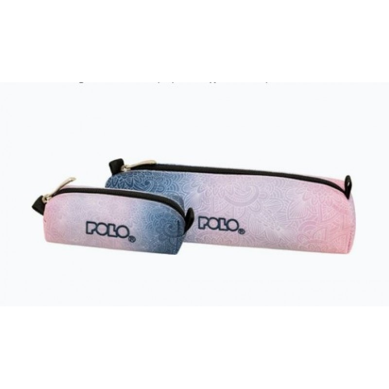 Κασετίνα Βαρελάκι Ροζ Μπλε Wallet Gradient Polo 