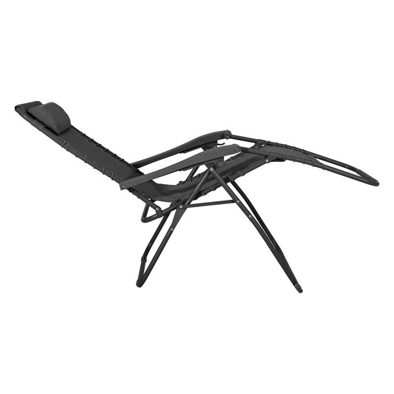 Αναδιπλούμενη Πολυθρόνα Εξοχής"Zero Gravity Deluxe" Γκρι Χρώμα 93X65X112 εκ. Fylliana 