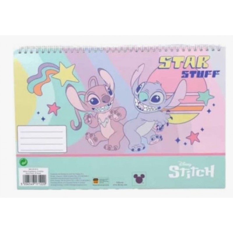 Μπλοκ Ζωγραφικής Stitch A4 Gim 