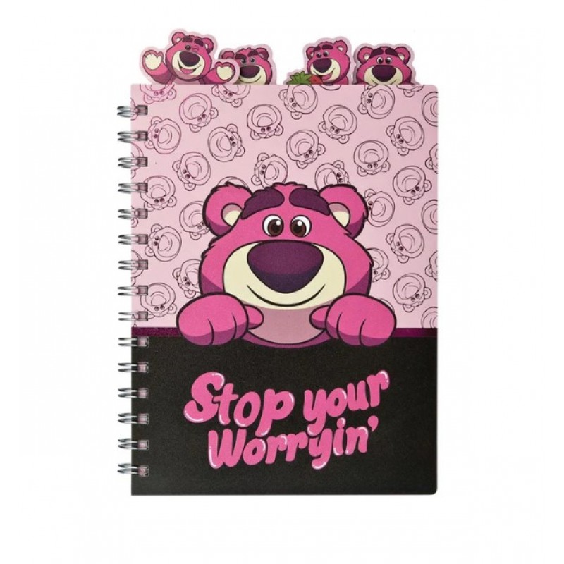  Μπλοκ Σημειώσεων Toy Story Lotso Jam Σπιράλ Α5 Ριγέ 4 Θεμάτων Gim