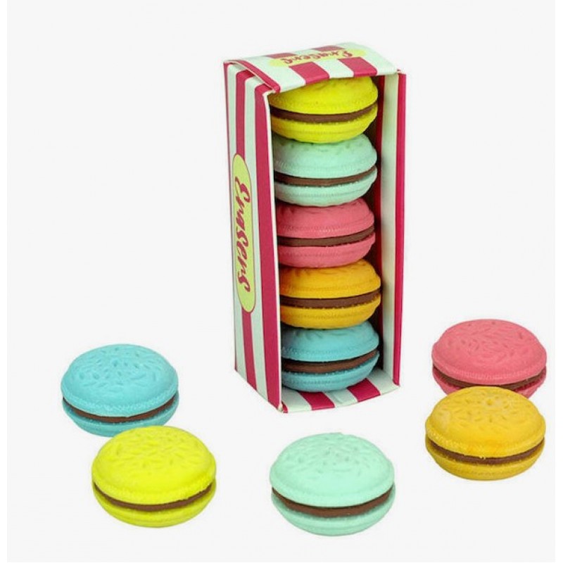 Σετ 5 Γόμες Mini Macaron Funkyfish 