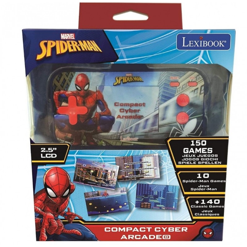 Ηλεκτρονική Παιδική Κονσόλα Χειρός Cyber Arcade Spiderman Lexibook 