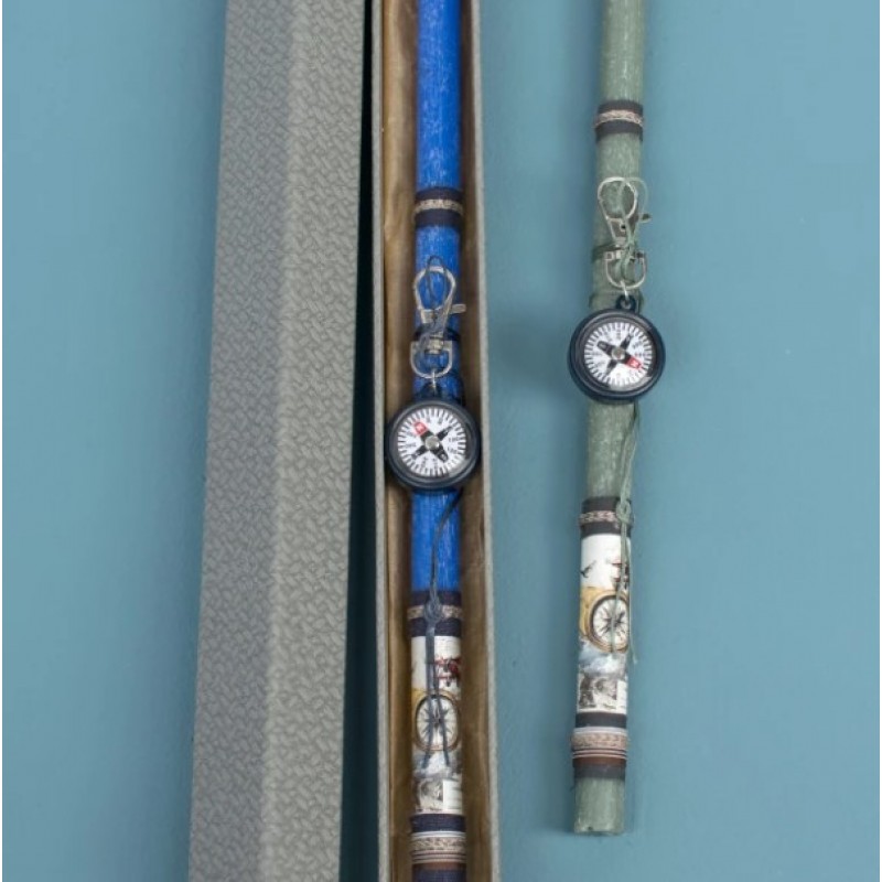 Λαμπάδα Μίνι Μπρελόκ Πυξίδα Δημιουργίες