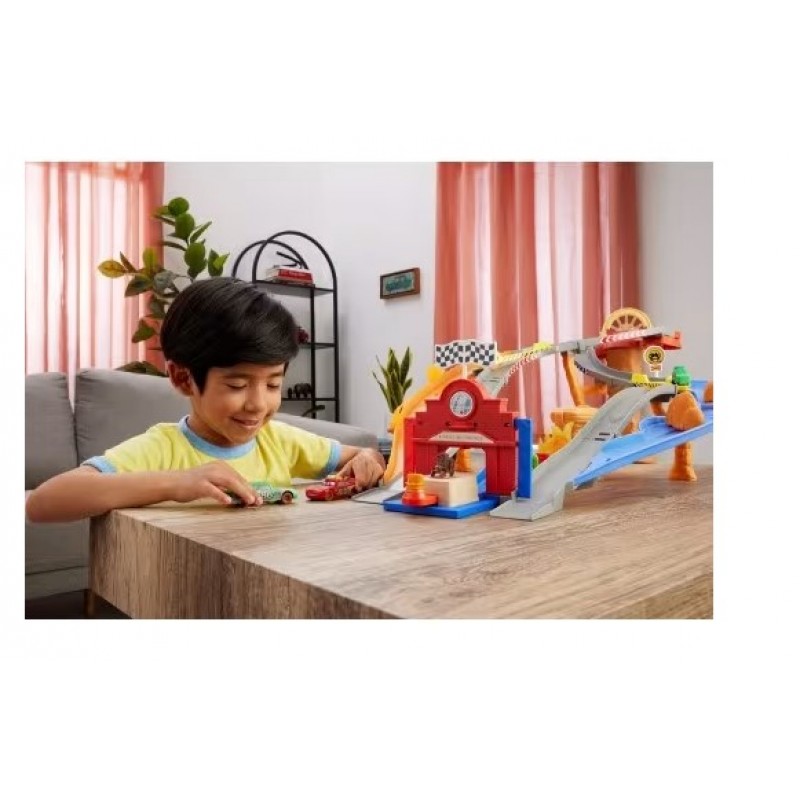  Πίστα Disney Cars Race And Rescue Disney Pixar Cars Όχημα Παιχνίδι JFL57 Mattel