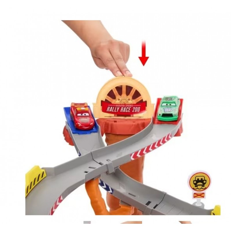  Πίστα Disney Cars Race And Rescue Disney Pixar Cars Όχημα Παιχνίδι JFL57 Mattel