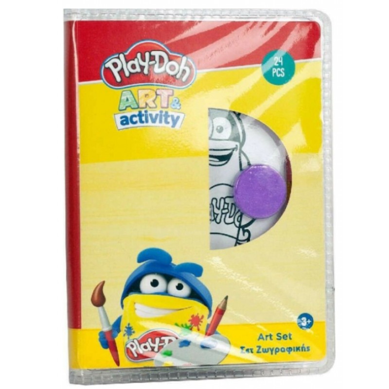 Σετ Ζωγραφικής Με Βαλιτσάκι 24τμχ Play-Doh Gim 