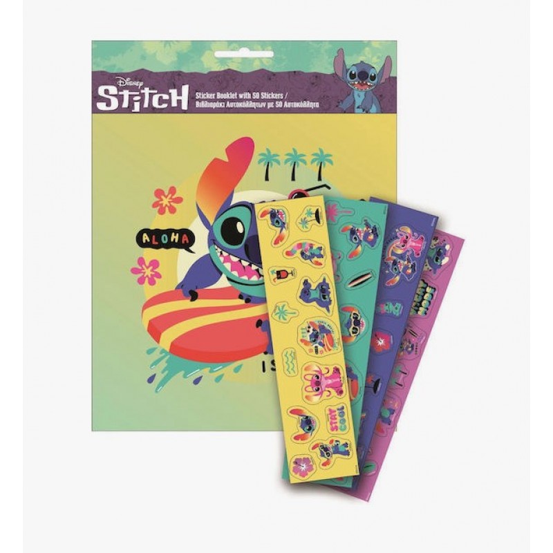 Άλμπουμ Αυτοκόλλητων Stitch για Παιδιά 3+ Ετών Gim 