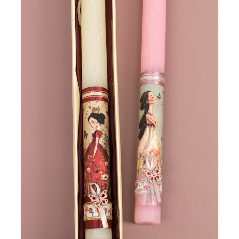 Λαμπάδα Χοντρή Κορίτσια Λουλούδι Δημιουργίες 