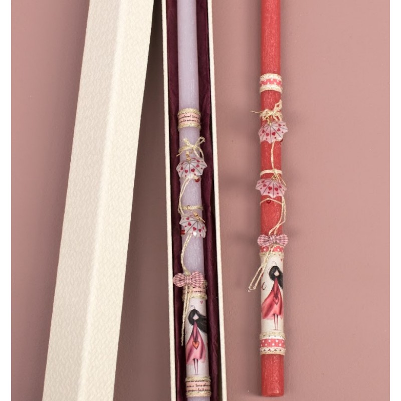 Λαμπάδα Μίνι Σκουλαρίκια Ομπρέλες Δημιουργίες 