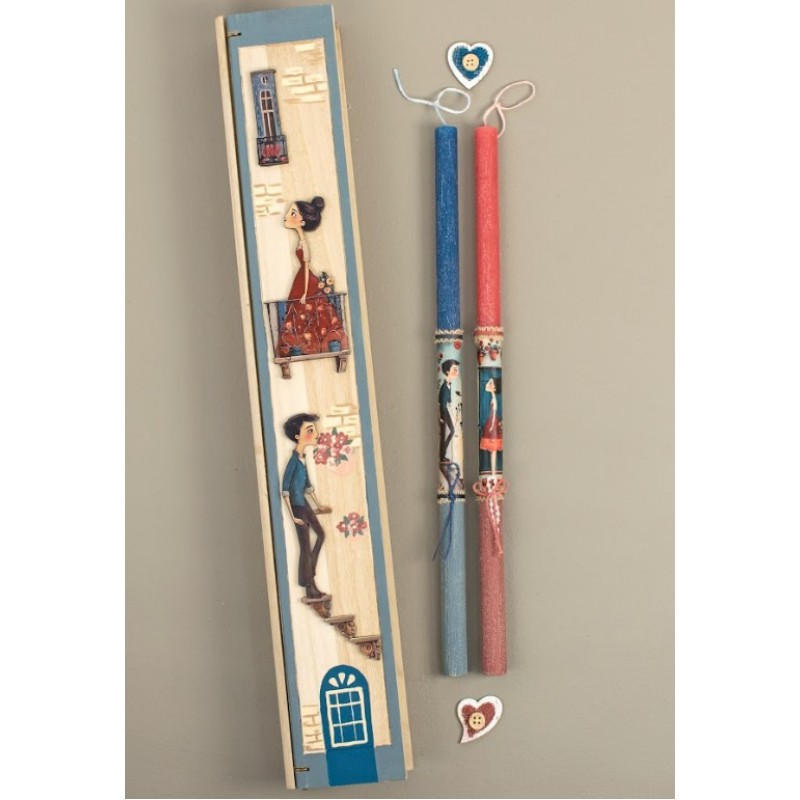 Ξύλινη Κασετίνα Ζευγάρι Δημιουργίες