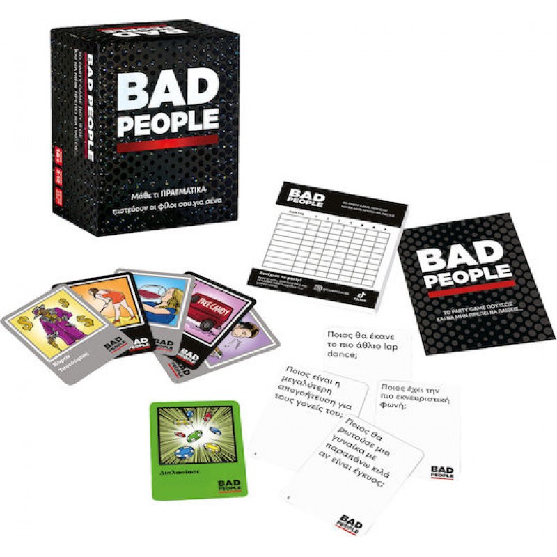 Επιτραπέζιο Παιχνίδι Bad People για 3-10 Παίκτες 18+ Ετών AS