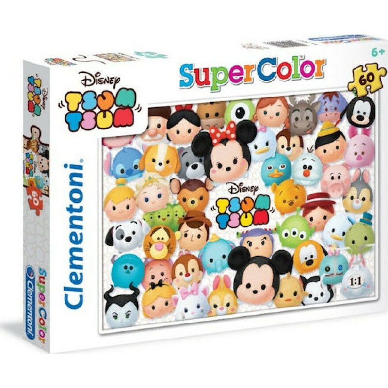 Παιδικό Puzzle Tsum Tsum για 6+ Ετών 60pcs Clementoni