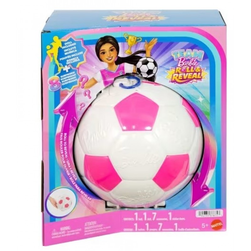 Κούκλα Barbie Ποδοσφαιρίστρια Έκπληξη Mattel