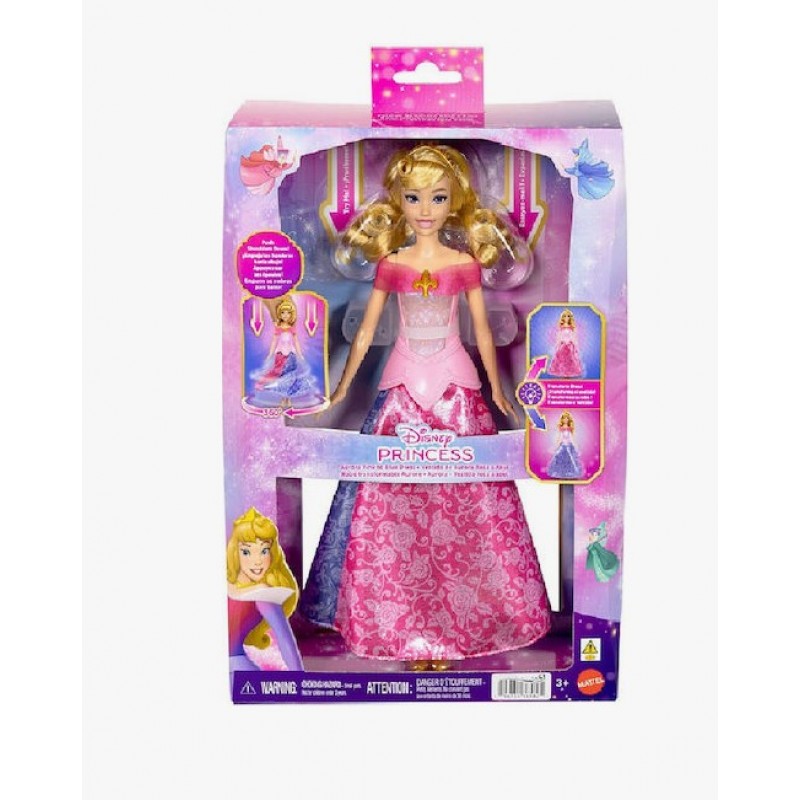 Κούκλα Disney Princess - Η Ωραία Κοιμωμένη Μεταμορφλωνεται Mattel