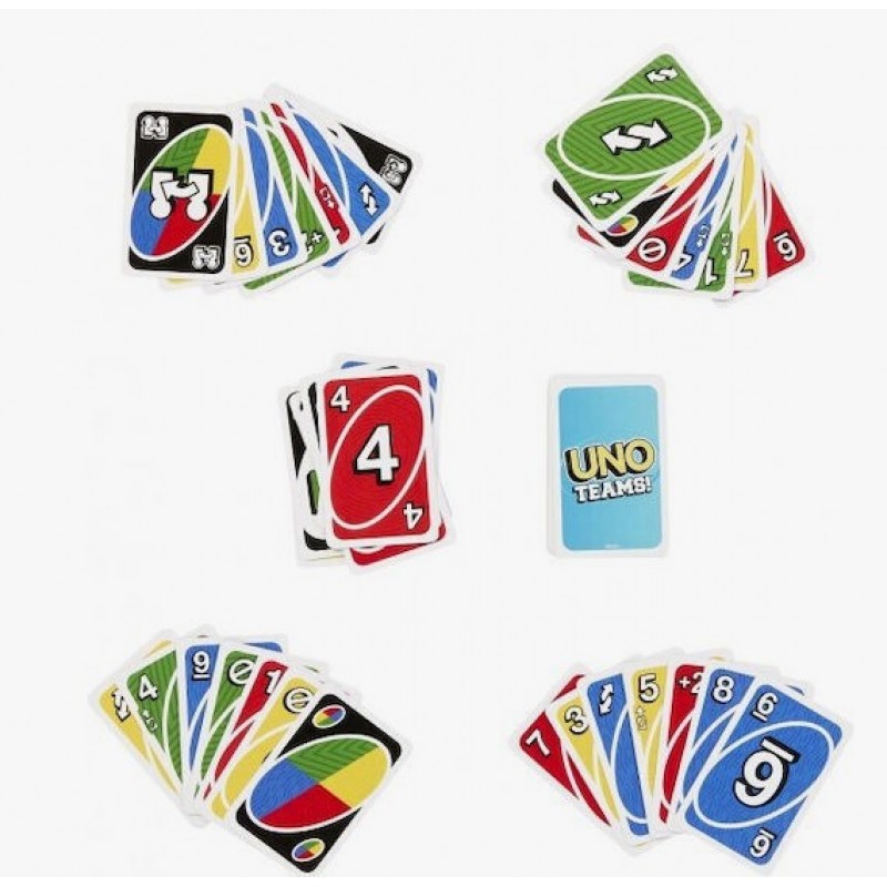 Επιτραπέζιο Παιχνίδι Uno Teams Mattel