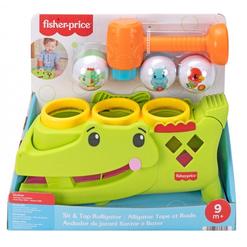 Παιχνίδι Κροκόδειλος Με Μπαλίτσες Fisher Price Mattel
