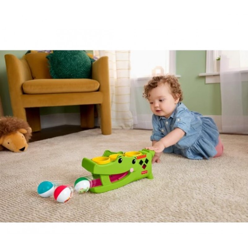 Παιχνίδι Κροκόδειλος Με Μπαλίτσες Fisher Price Mattel