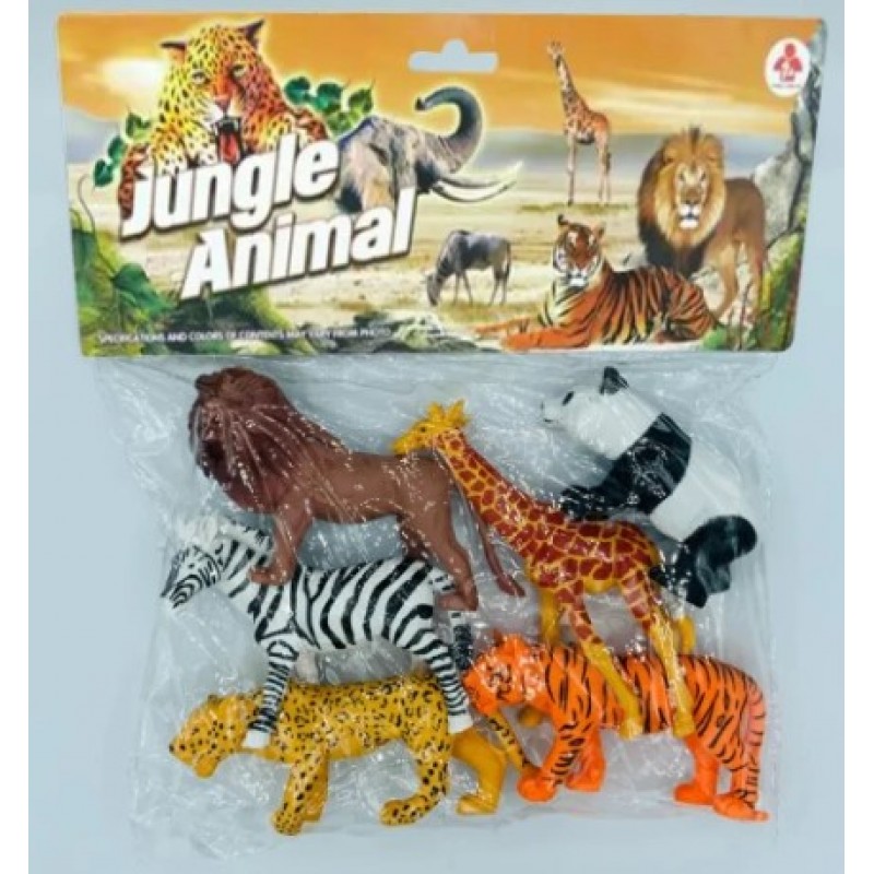 Άγρια Ζώα Σε Σακούλα 6 Τμχ Kider Toys