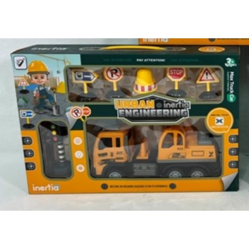 Γερανός Μπαταρίας Με Κοντρόλ, Ήχους & Φώτα Kider Toys