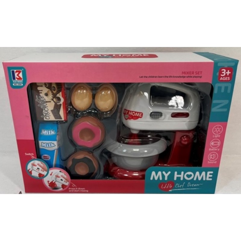Μίξερ Μπαταρίας Με Τρόφιμα, Ήχους & Φως Kider Toys