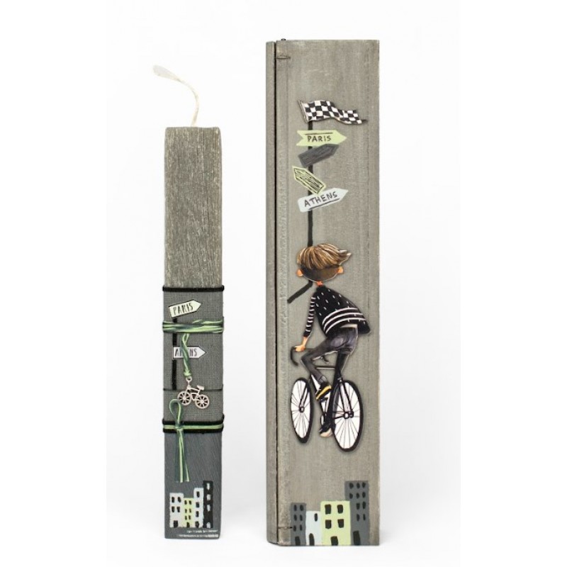 Ξύλινη Κασετίνα Ποδηλάτης Δημιουργίες