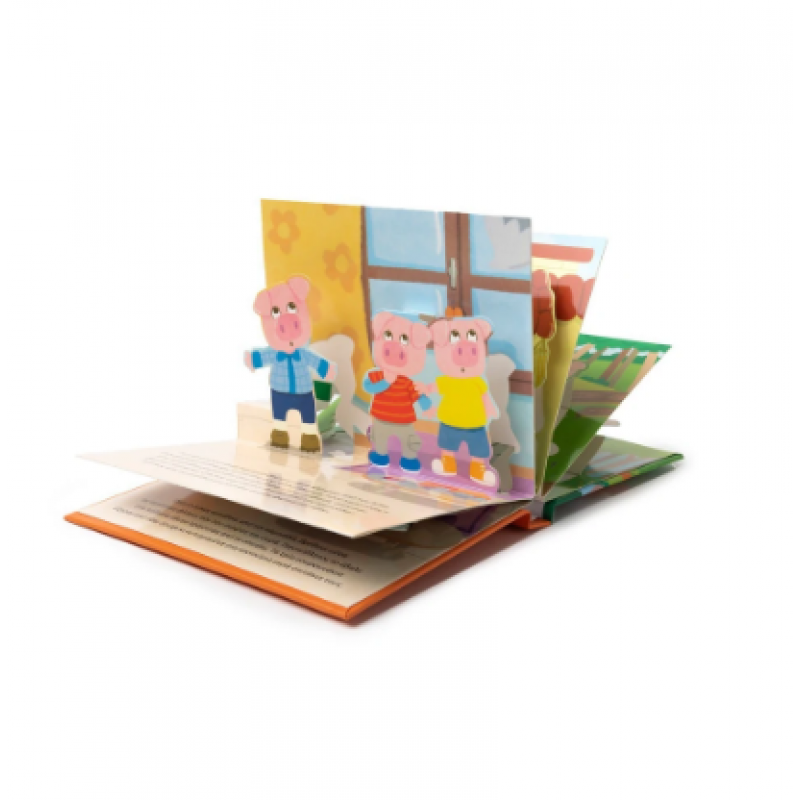 Τα Τρία Γουρουνάκια |Βιβλίο Pop Up |Andreone A. Εκδόσεις Σαββάλας