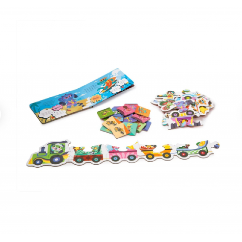 Το Τρενάκι Των Πρωταθλητών Περιλαμβάνει Παιχνίδι Μνήμης Και Παζλ|Buckens Louise Εκδόσεις Σαββάλας