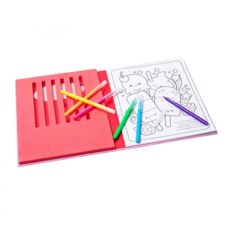 Χρωμομαγεία: Μυρωδάτες Ζωγραφιές |Με 6 Αρωματικούς Μαρκαδόρους Και Μπλοκ Ζωγραφικής |Δραμουντάνης Νίκος |Εκδόσεις Σαββάλας