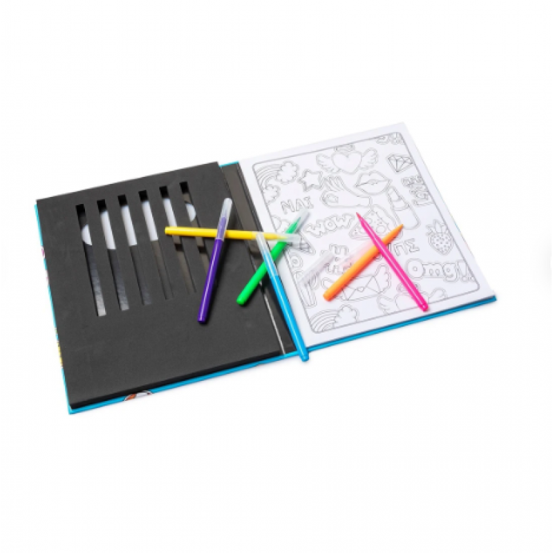 Χρωμομαγεία: Neon Vibes |Με 6 Neon Μαρκαδόρους Και Μπλοκ Ζωγραφικής |Δραμουντάνης Νίκος | Εκδόσεις Σαββάλας