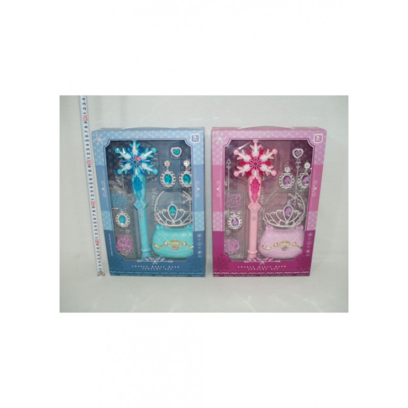 Μαγικό Ραβδί Με Μουσική - Φως Στέμα - Τσάντα & Μπιζού Σετ (2 Χρώματα) Kider Toys