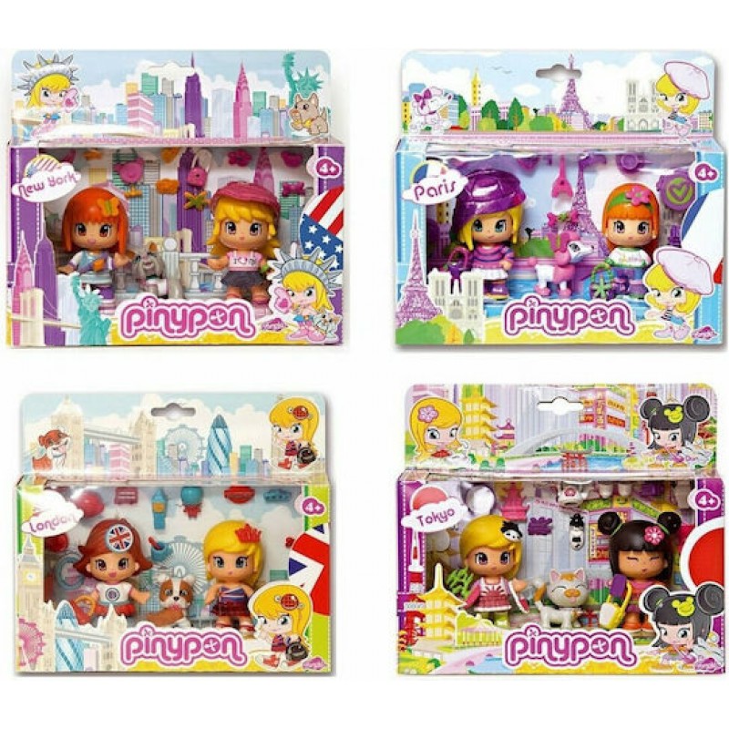 Παιχνίδι Μινιατούρα Ταξιδιώτες Pinypon για 4+ Ετών (Διάφορα Σχέδια) 2τμχ AS