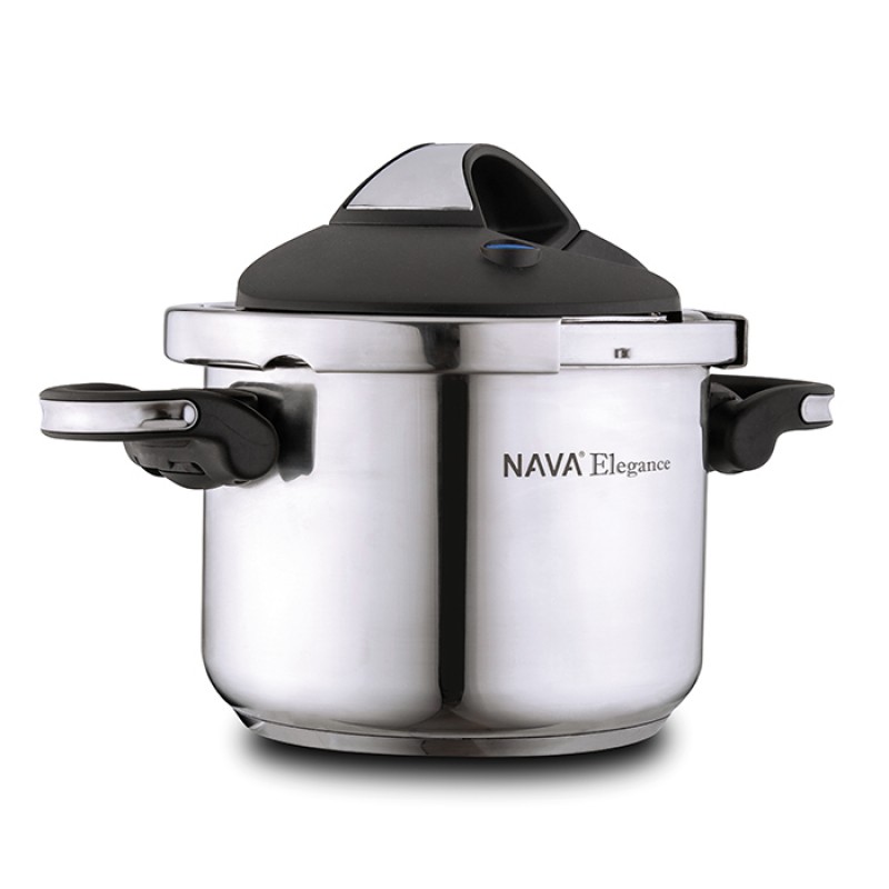 Χύτρα ταχύτητας "Elegance" ανοξείδωτη με αναδιπλούμενες λαβές 6L